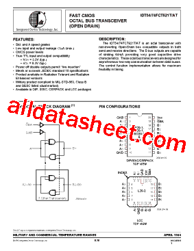 IDT54FCT621ATEB型号图片