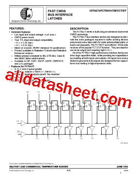 IDT54FCT841CTE型号图片