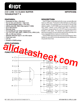 IDT5T9306NLI型号图片