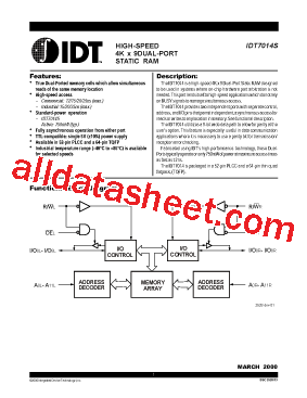 IDT7014S20JI型号图片