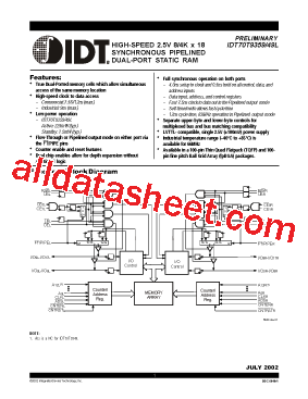 IDT70T9359L7BF型号图片