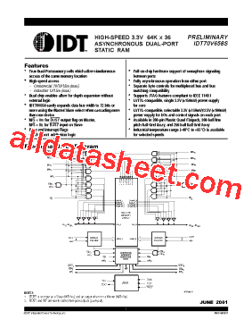 IDT70V658S15BCI型号图片