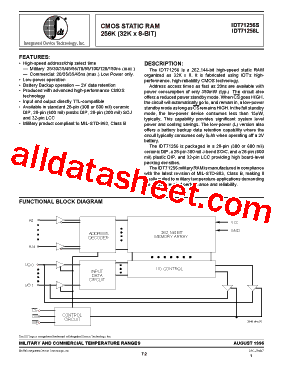 IDT71256S85TD型号图片