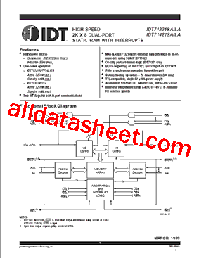 IDT7132SA20L48B型号图片