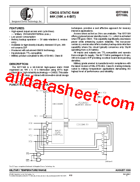 IDT7188S70DB型号图片