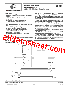 IDT7198S55DB型号图片