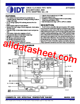 IDT723613L30PF型号图片