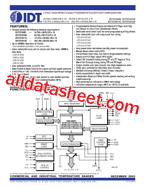 IDT72T20118L4BB型号图片