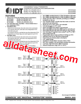 IDT72T54252L5BB型号图片