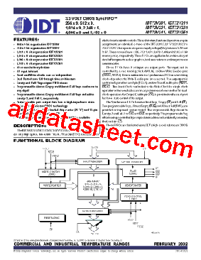 IDT72V201L20型号图片