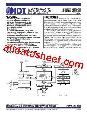 IDT72V245L20TFI型号图片