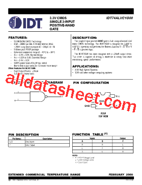 IDT74ALVC1G00DY型号图片