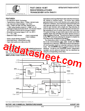 IDT74FCT162511ATPA型号图片