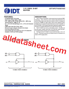 IDT74FCT163827A型号图片