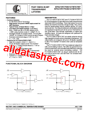 IDT74FCT16841ATPFB型号图片