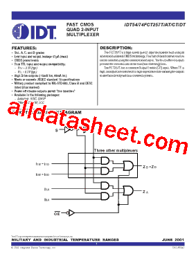 IDT74FCT257ATLQ型号图片