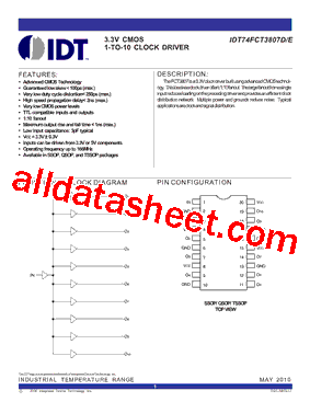 IDT74FCT3807D_09型号图片