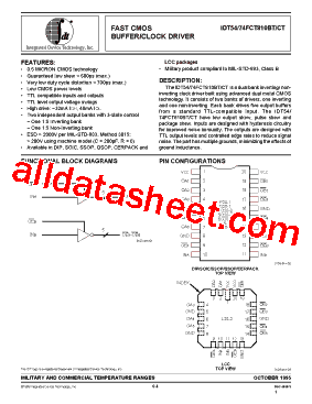 IDT74FCT810BTSO型号图片