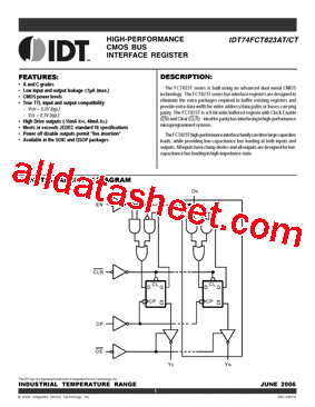 IDT74FCT823CT型号图片