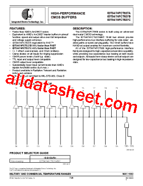 IDT74FCT827CLB型号图片