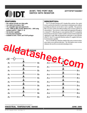 IDT74FST1632861型号图片