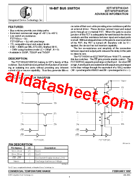 IDT74FST163P245PA型号图片