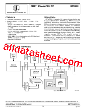 IDT79S381型号图片