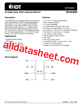 IDTAS4684AHG8型号图片