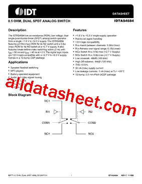 IDTAS4684_1型号图片