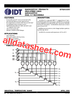 IDTQS32253型号图片