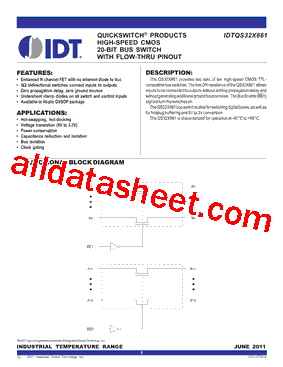 IDTQS32X861型号图片