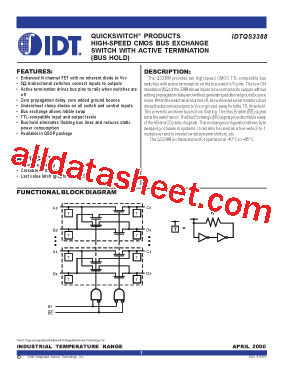 IDTQS3388Q型号图片