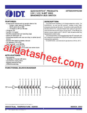 IDTQS3VH16245型号图片