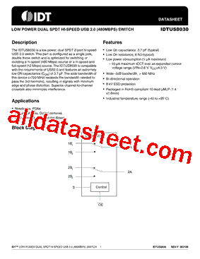 IDTUS8030型号图片