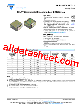 IHLP-2020CZET-11型号图片