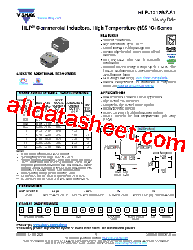 IHLP1212BZEV1R0M51型号图片