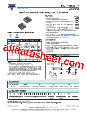 IHLP1616ABER1R0M1A型号图片