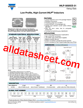 IHLP5050CEER3R3M01型号图片