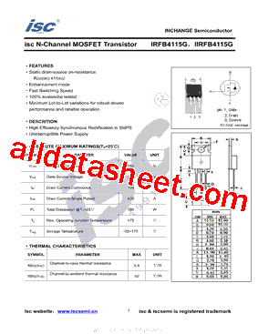 IIRFB4115G型号图片
