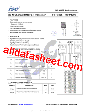 IIRFP3006型号图片