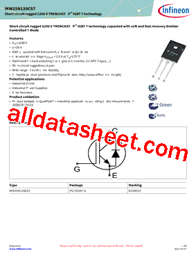 IKW25N120CS7型号图片