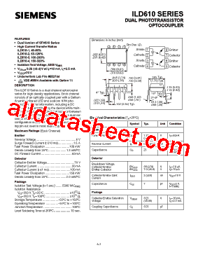 ILD610-2型号图片