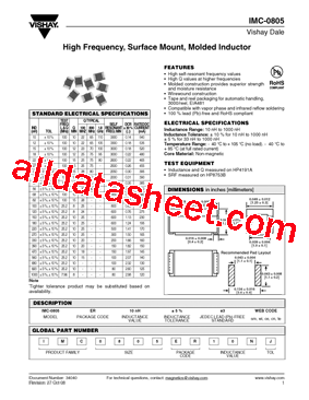 IMC0805ER10NJ型号图片