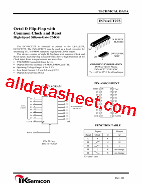 IN74ACT273DW型号图片
