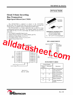 IN74ACT620型号图片