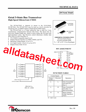 IN74ACT643型号图片