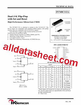 IN74HC112AD型号图片