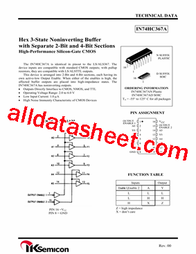 IN74HC367A型号图片