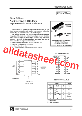 IN74HC574ADW型号图片