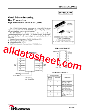 IN74HC620A型号图片